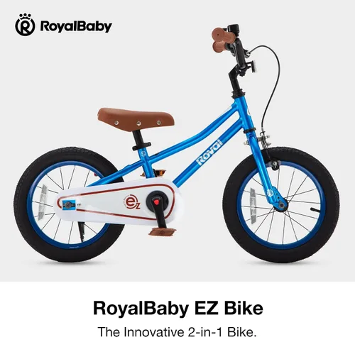 Miniatura 2 de RoyalBaby - Bicicleta para niños, Terra EZ, bicicleta convertible de equilibrio a pedal, 14, 16 y 18 pulgadas, fácil de aprender a equilibrar