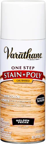 Miniatura 12 de Varathane 243867 - Tinte de una sola aplicación a base de aceite + Spray de poliuretano, 340 g, Rojo Caoba rojo (Red Mahogany)