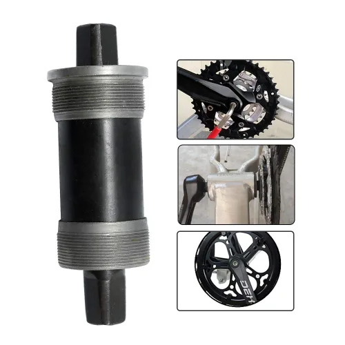 Miniatura 5 de Hoypeyfiy BB-UN26 - Soporte inferior cónico cuadrado de 68 x 123/127 / 4.331 in (negro, 1 unidad) (2.677 x 4.331 in)