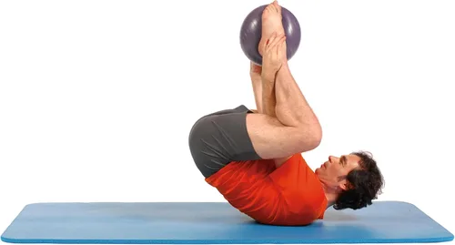 Miniatura 5 de OPTP Triadball – Bola de pilates de 9½ pulgadas de diámetro, entrenamiento de firmeza ajustable y pelota de yoga, para ejercicios de estabilidad