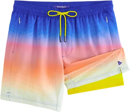 Miniatura 35 de maamgic Traje de Baño para Hombre 2 en 1, Pantalones Cortos de Natación de 17.8 cm para Hombre, Trajes de Baño, Pantalones Cortos de Tabla
