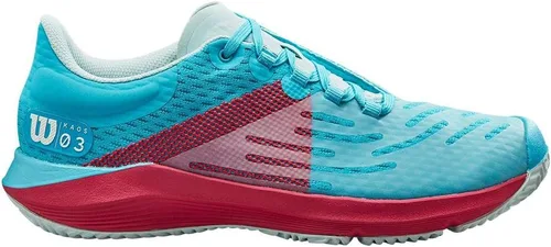 Miniatura 3 de WILSON Juniors KAOS 3.0 Tennis Shoes Scuba Blue and Love Potion