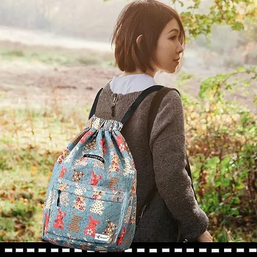Miniatura 7 de Bolsa impermeable con cordón, bolsa de gimnasio, mochila deportiva de playa para hombres y mujeres