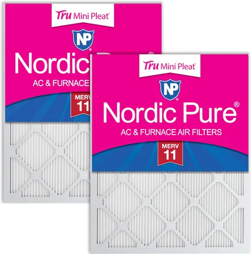 Miniatura 86 de Nordic Pure Filtros de aire para horno MERV 6 de 18 x 25 x 1 pulgadas (tamaño real: 17 1/2 x 24 1/2 x 3/4), color verde poliéster MERV 6, reduce