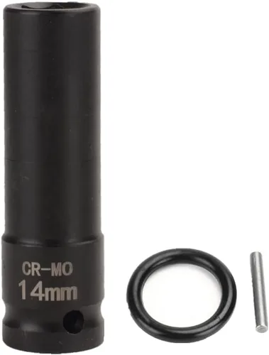 Miniatura 15 de FLZOSPER Toma de impacto de 6 puntos de 1/2 pulgada x 0.394 in de profundidad, 42 CR-MO