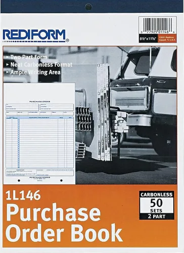 Miniatura 5 de Rediform 1l146orden de compra libro 812X 11Carta Two-Part carbonless 50Setslibro
