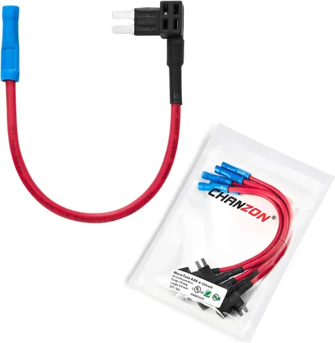 [Cable UL] Chanzon 5 unids 14awg Add-a-circuito fusible adaptador de grifo Micro2 portafusibles para 30A Automotriz Coche Motocicleta