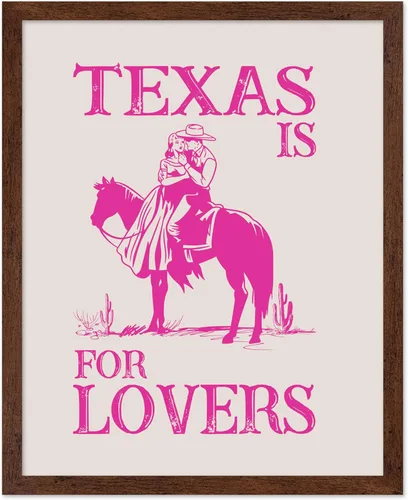 Miniatura 12 de Poster Master Póster retro de vaquera rosa con texto en inglés "Raise Hell", diseño de pared occidental, regalo para hombres y mujeres, decoración