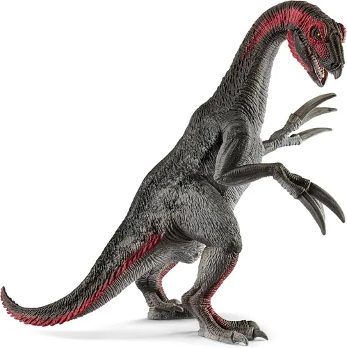 Schleich Dinosaurs - Figura grande realista de Therizinosaurus con mandíbula móvil, figura de dinosaurio jurásico prehistórico detallada, duradera