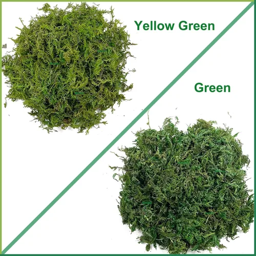 Miniatura 7 de Musgo de bosque seco artificial, musgo verde preservado para plantas en maceta, mezcla de orquídeas, esfagno, turba y musgo, manualidades