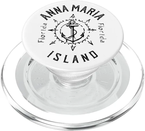 Miniatura 7 de Anna Maria Island, Florida Souvenir PopSockets PopGrip intercambiable