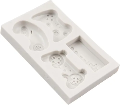 Miniatura 7 de Controlador de juego Molde de fondant para videojuegos, Gamepad de silicona, chocolate, caramelo, para juego, fiesta, decoración de pasteles