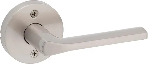 Miniatura 39 de Kwikset Lisboa - Manija interior de puerta de privacidad con cerradura, palanca de puerta para baño y dormitorio, palanca de puerta con botón