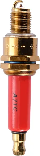 GOOFIT Bujía roja para motocicleta A7TC para motocicleta de 50 cc, 70 cc, 90 cc, 110 cc, 125 cc, 140 cc, 150 cc, QMI157, ATV, moto, scooter, Go