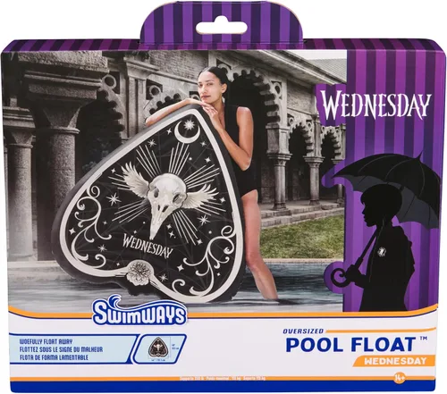 Miniatura 7 de Swimways Wednesday Swim Tube Pool Float, Inflatable Pool Floats & Kids Pool Toys, Swimming Pool Accessories & Beach Essentials for Teens Aged 14 &