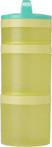 Miniatura 9 de Whiskware - Dinosaurios - Recipientes apilables para aperitivos para niños y niños pequeños, 3 vasos apilables para la escuela y los viajes