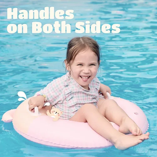 Miniatura 4 de NAI-B - Flotador de natación para bebé, anillo inflable de piscina con asiento, anillo flotante para entrenamiento de natación para niños de 2 a 5