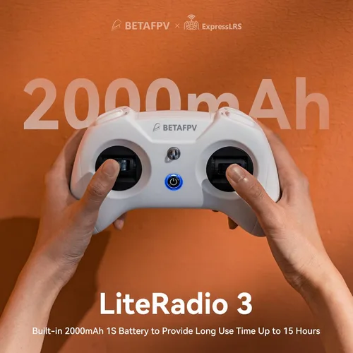 Miniatura 6 de BETAFPV ELRS V3 LiteRadio 3 Transmisor de radio RC con Nano Bay para módulo TX externo, compatible con simulador FPV BETAFPV Configurator V2
