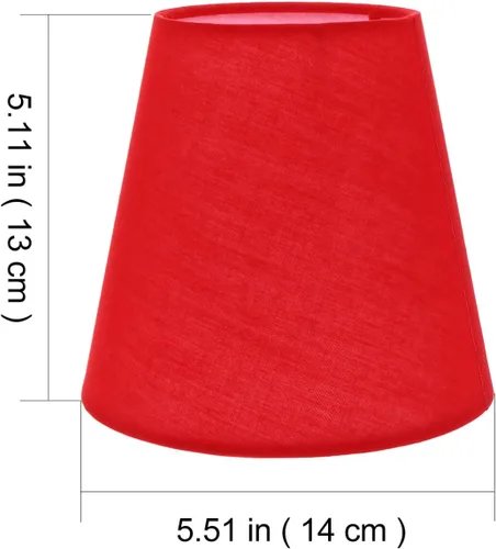 Miniatura 3 de DOITOOL Pantalla de tambor para lámpara de mesa, lámparas de pie, pantalla de lámpara de araña, pantalla de lámpara de arpillera de granja, pantalla