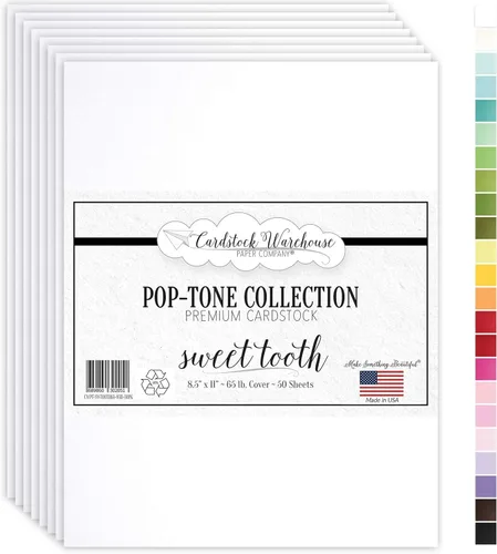 Miniatura 18 de Cardstock Warehouse Papel de Cartulina Pop-Tone Negro Licor de Anis – 50 Hojas, 8.5 x 11" - 65 lb / 175 GSM Cartulina Negra Premium para Corte