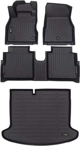 Miniatura 25 de Alfombrillas y revestimiento para maletero para Jeep Grand Cherokee L 2021-2025 (6 pasajeros, sin consola central) con respaldo, revestimientos