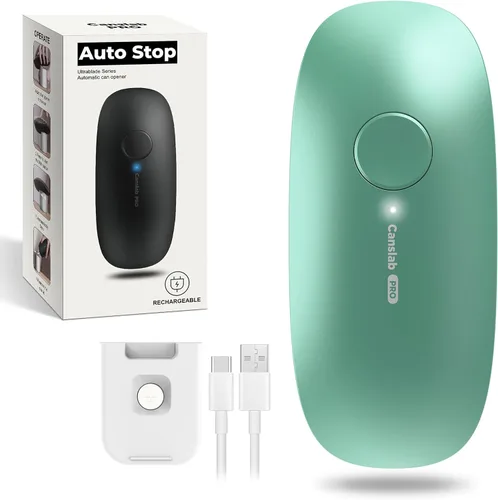 Miniatura 10 de Canslab Ultrablade PRO Abrelatas con Parada Automática - Abrelatas Eléctrico Recargable para Cocina para Personas Mayores con Artritis - Abridor