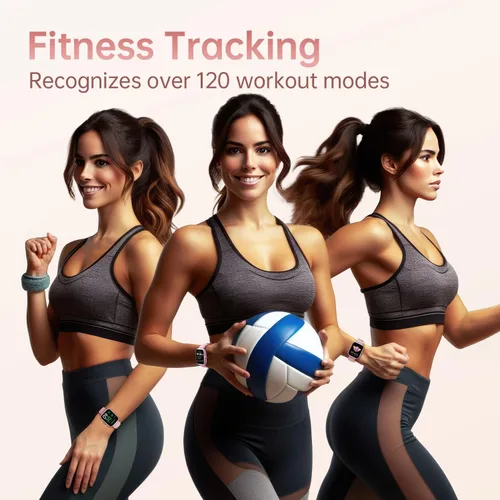 Miniatura 6 de Reloj inteligente para hombres y mujeres (respuesta/hacer llamadas) 1.86HD relojes de fitness con frecuencia cardíaca de 24 horas SpO2 monitor