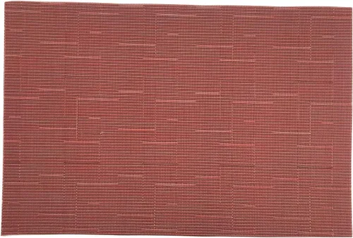 Miniatura 35 de Juego de 6 manteles individuales de PVC, juego de 6 manteles individuales de vinilo tejido de PVC, color natural (6 piezas, hojas moradas)