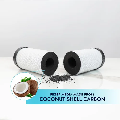 Miniatura 4 de El filtro de bloque de carbono Neo-Pure CTOX-2510, fabricado con carbono de cáscara de coco premium, garantiza una filtración avanzada para sistemas