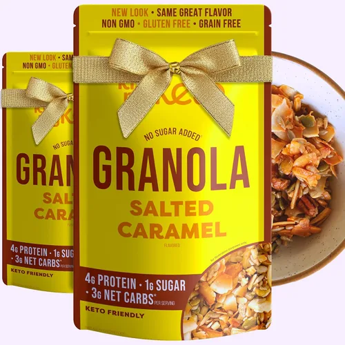Miniatura 9 de Kiss My Keto Cereal de granola – Granola de coco y almendras pecanas Keto Granola baja en carbohidratos (0.07 oz neto) Granola baja en azúcar