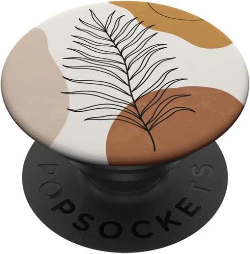 Miniatura 7 de Boho Line Art Leaves PopSockets MagSafe PopGrip para iPhone
