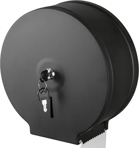 Miniatura 8 de Dispensador de papel higiénico gigante comercial con estante, soporte de rollo de acero inoxidable para montaje en pared, dispensadores de papel