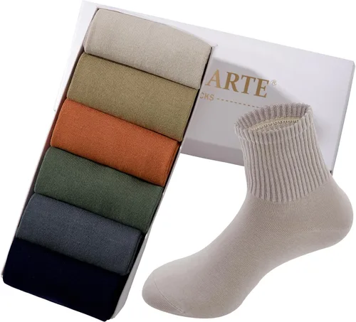 Miniatura 5 de Calcetines tobilleros cortos para mujer, de algodón puro, atléticos, casuales, para mujer
