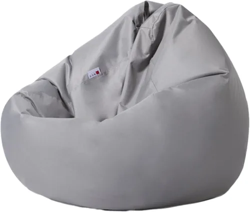 Miniatura 14 de Morbuy Puf para niños y adultos (sin relleno), funda suave y perezosa para sofá cama, lavable, almacenamiento de gran tamaño para interiores y Marrón