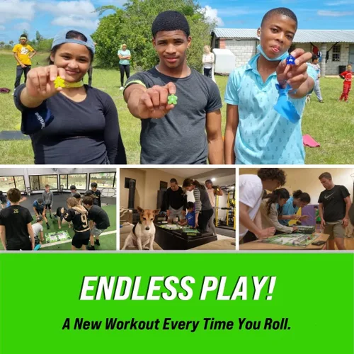 Miniatura 6 de BoardGains Pro - Juego de mesa de fitness Maestros, entrenadores y padres de PE Uso para entrenamientos grupales, ejercicio en casa y educación