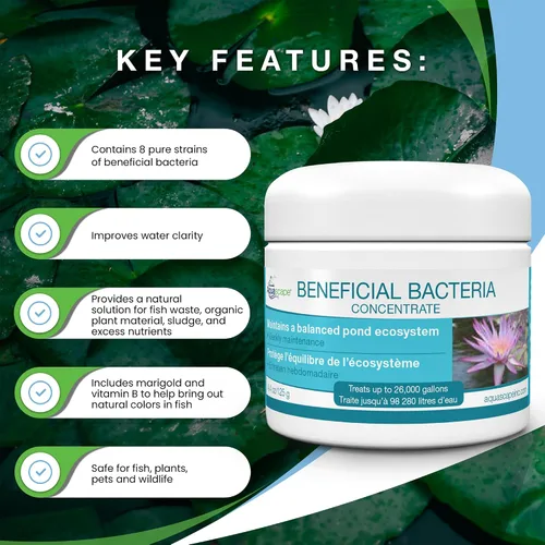 Miniatura 3 de Aquascape - Bacterias secas y beneficiosas para las características del estanque y del agua., Blanco
