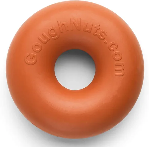 Miniatura 10 de Goughnuts - Juguete de goma para morder para perros Med.75, verde, anillo