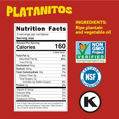 Miniatura 2 de Mayté Chips de plátano – Limón chile, 30 paquetes individuales (3 onzas cada uno) – Sin OMG, sin gluten, aperitivos saludables – Sin conservantes ni