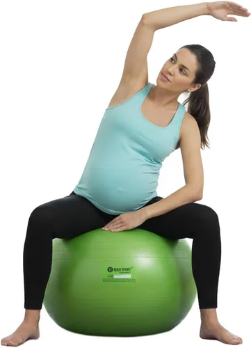 Miniatura 12 de Body Sport Slow Release Pregnancy Exercise Ball with Pump for Home & Gym - Exercise Equipment for Yoga, Pilates, Stability, Pregnancy, and Core