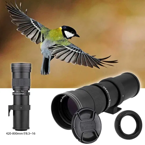 Miniatura 2 de Commander Optics Super 16.535-31.496 in / 62.992 in (con 2X Teleconverter) f/8 Lente de zoom manual para cámaras digitales Sony E-Mount sin espejo +