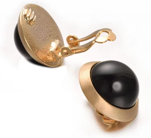 Miniatura 32 de Yoursfs Clip on Earrings for Women Round Faux Pearl Earrings Clipon 18K Gold Plated Non Pierced Earring Jewelry