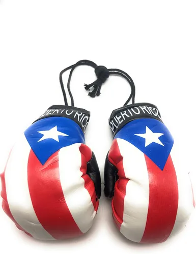 Red Hat Ent Mini guantes de boxeo colgantes para espejo de coche (Puerto Rico)