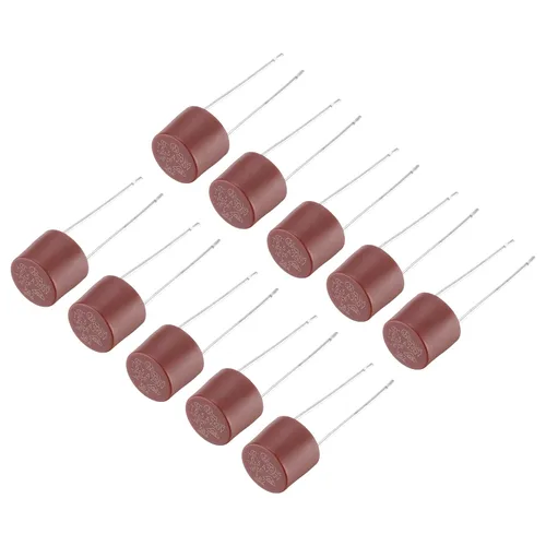 Miniatura 8 de uxcell 50pcs cilíndrico DIP montado en miniatura redondo lento micro fusible para piezas electrónicas PCB LCD reparación, T250mA 250mA 250V, rojo