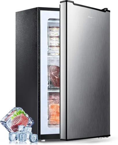 Miniatura 9 de Anypro Congelador Vertical Compacto Mini de 3 Pies Cúbicos con 3 Puertas de Cajón Desplegables y Termostato Ajustable, Congelador Vertical Pequeño