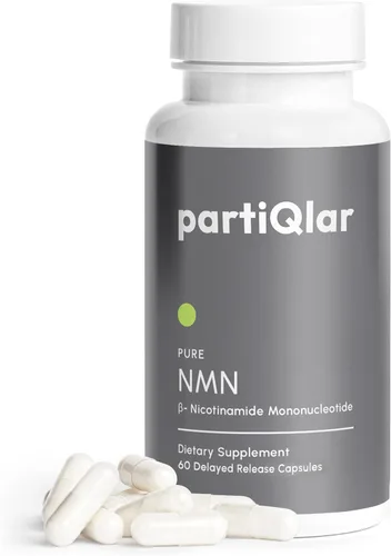 partiQlar Suplemento NMN 500mg - Mononucleótido de nicotinamida NMN y refuerzo para energía celular, longevidad y envejecimiento saludable -