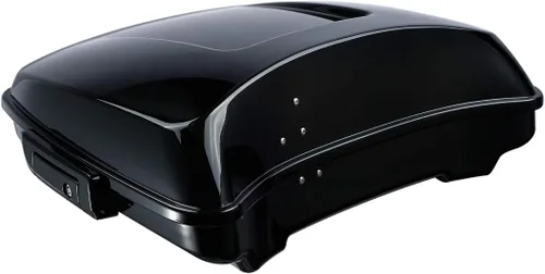 Miniatura 3 de XFMT baúl para motocicleta, para equipaje, 5.5 pulgadas de profundidad, color negro