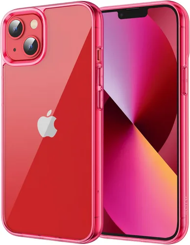 Miniatura 8 de JETech - Funda para iPhone 13 de 15,5 cm, cubierta de goma a prueba de golpes que no se pone amarilla, parte trasera transparente antiarañazos