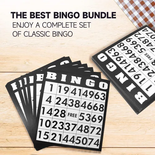 Miniatura 6 de GSE Games & Sports Expert Juego de bingo de lujo con jaula de acero, tablero maestro, 75 bolas, 150 fichas, 18 tarjetas de bingo para fiestas