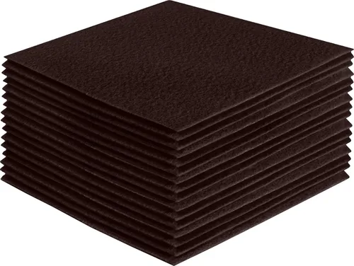 Miniatura 174 de FabricLA Hojas de fieltro acrílico para manualidades, cuadrados de fieltro precortados suaves de 4 x 4 pulgadas (3.9 in x 3.9 in), utiliza hojas