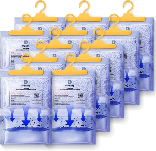 Miniatura 11 de Dry & Dry Deshumidificadores absorbentes de humedad prémium para el hogar, sótano, dormitorio, pequeños deshumidificadores – absorbentes de humedad